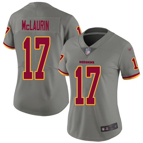 Washington Redskins Limited Gray Women Terry McLaurin Jersey NFL Football #17 Inverted Legend
